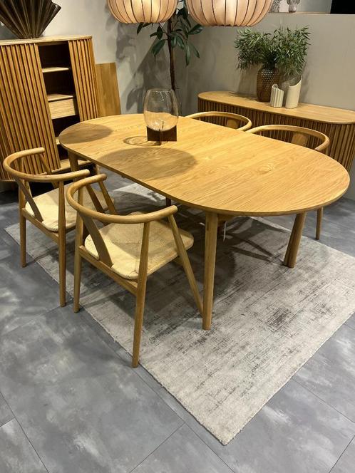NIEUW uitschuifbare eetkamertafel CARNO, Huis en Inrichting, Tafels | Eettafels, Nieuw, 50 tot 100 cm, 200 cm of meer, Vijf personen of meer