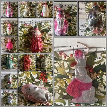 Oude glazen kerstbal uit Oekraïne, Rusland, Oost europa….. beschikbaar voor biedingen