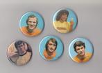 Oude Voetbal buttons jaren 70 80 90, Verzamelen, Speldjes, Pins en Buttons, Gebruikt, Niet vindbaar, Niet vindbaar, Speldje of Pin