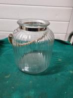 windlicht glas met touw groot, Ophalen of Verzenden, 'T Olde Gre-j, Info@toldegrej.nl, Endepoelstraat 20f Didam