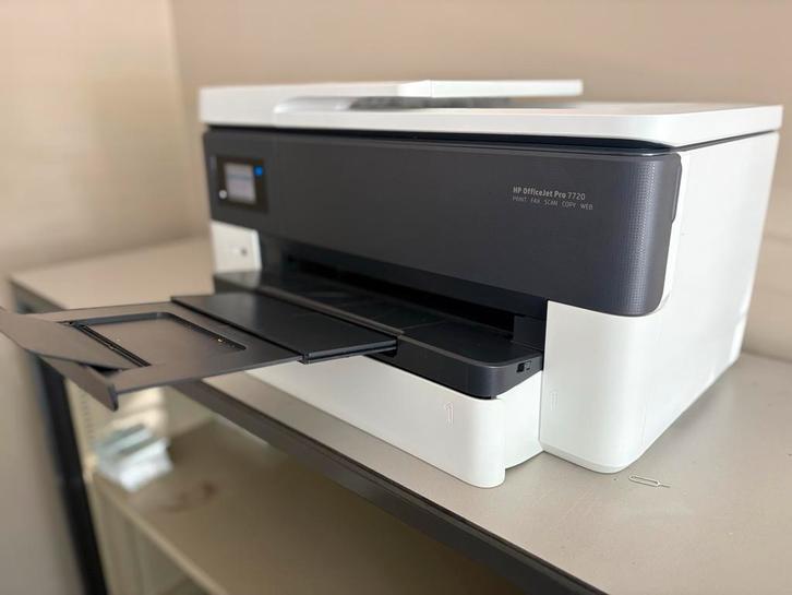 HP OfficeJet Pro 7720 All-in-One Printer, Computers en Software, Printers, Gebruikt, All-in-one, Inkjetprinter, Draadloos, Ophalen