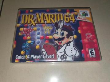 Dr. Mario 64 N64 Game Case beschikbaar voor biedingen