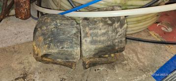 Staal en metalen eind gewichten massief staal 18x18x8 beschikbaar voor biedingen