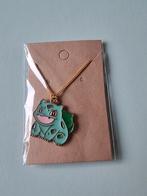 Goudkleurige Ketting - Pokemon Bulbasaur, Sieraden, Tassen en Uiterlijk, Kettingen, Nieuw, Ophalen of Verzenden, Goud, Overige materialen