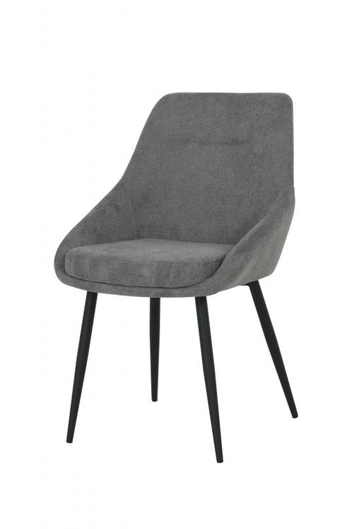 Mooie grijze stoffen eetkamerstoelen, model Jennifer, Huis en Inrichting, Stoelen, Nieuw, Vijf, Zes of meer stoelen, Metaal, Stof