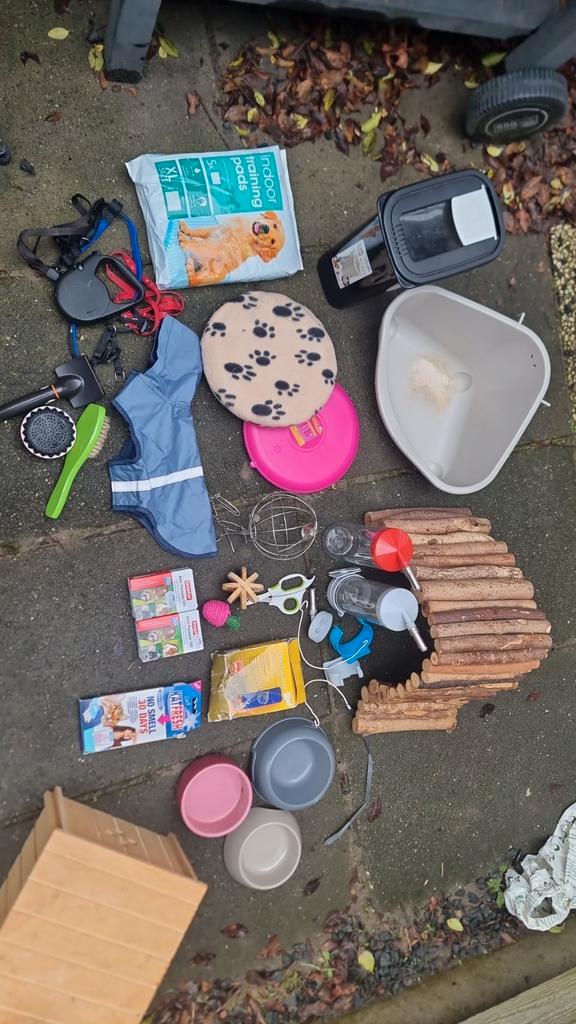 Knaagdier spullen, complete set, Dieren en Toebehoren, Knaagdieren en Konijnen | Toebehoren, Zo goed als nieuw, Ophalen of Verzenden