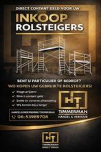 Gezocht Rolsteigers!, Doe-het-zelf en Verbouw, Steigers, Ophalen, Rolsteiger of Kamersteiger, 5 meter of hoger