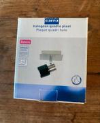 Halogeen Quadro plaat Zamora lamp, Ophalen of Verzenden, Nieuw, Metaal, Modern