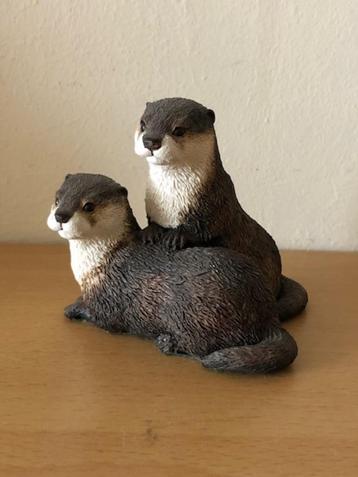 Beeldje Otter Otters: Water Babies, Border Fine Arts beschikbaar voor biedingen