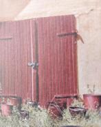 oude baanderdeuren , barndoor, Toebehoren, 2 of 3 paarden of pony's