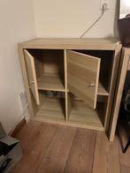 IKEA Kallax Kast Bruin met Deurtjes, Huis en Inrichting, Gebruikt, Ophalen of Verzenden, Minder dan 100 cm, 25 tot 50 cm