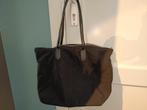 Pull & Bear Zwarte Nylon shopper, Ophalen of Verzenden, Nieuw, Zwart, Shopper