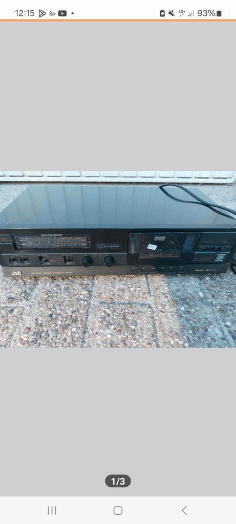 jvc TD-102E cassettespeler cassetterecorder  cassettedeck, Audio, Tv en Foto, Cassettedecks, Enkel, JVC, Ophalen of Verzenden
