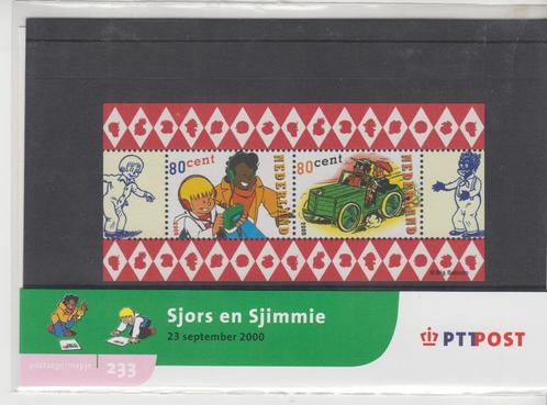 Postzegelmapje blokje Sjors en Sjimmie, Postzegels en Munten, Postzegels | Nederland, Postfris, Na 1940, Verzenden