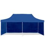 Easy Up Vouw-Tent / Marktkraam 3x6m.Stalen Frame 55kg Blauw, Nieuw, Opvouwbaar, Ophalen of Verzenden, Partytent