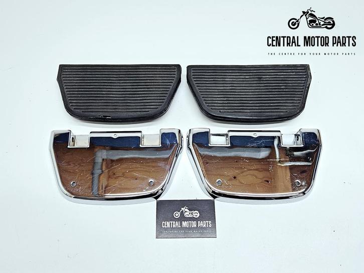 Chromen Passenger Footboard met Inlays, Motoren, Onderdelen | Harley-Davidson, Nieuw, Ophalen of Verzenden