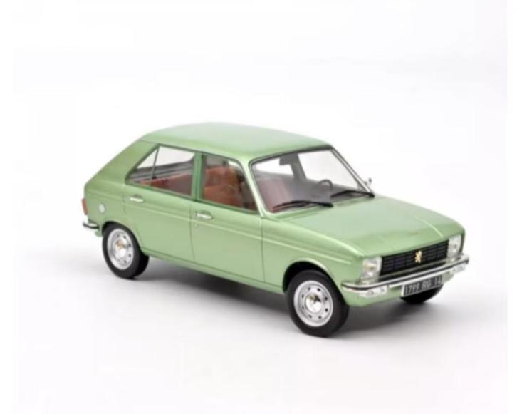 Peugeot 104 GL groen met.1977 lim.ed. 1/18 NOREV ref: 184901, Hobby en Vrije tijd, Modelauto's | 1:18, Nieuw, Auto, Norev, Verzenden
