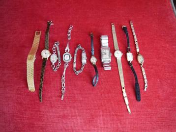 10 oude handopwind horloges  beschikbaar voor biedingen