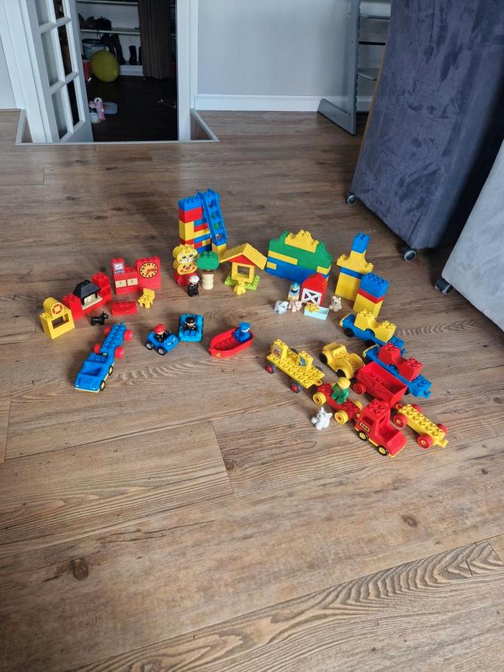 Duplo, krat vol. Diversen., Kinderen en Baby's, Speelgoed | Duplo en Lego, Gebruikt, Duplo, Ophalen of Verzenden