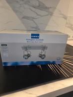 Plafondlamp - Halogeen duobalk, Ophalen of Verzenden, Gebruikt, Metaal, Modern