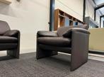 2 Als nieuw Leolux Bora Bora Fauteuils Bruin leer Design, Leolux, Ophalen of Verzenden, Zo goed als nieuw, Pode Evidence