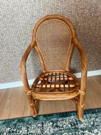 Rotan stoel zonder kussen, Ophalen of Verzenden, Gebruikt, Bruin, Eén