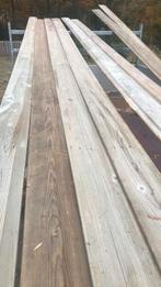 Partij rabat planken, geïmpregneerd, Tuin en Terras, Palen, Balken en Planken, Ophalen, Gebruikt, 250 cm of meer, Planken