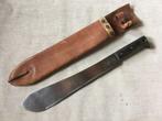 wo2 - US machette 1944 met lederen schede, Legitimus, Ophalen of Verzenden, Landmacht, Amerika, Mes of Dolk
