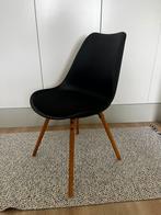 Scandinavische stoel, zwart, Huis en Inrichting, Stoelen, Ophalen, Zo goed als nieuw, Zwart, Eén