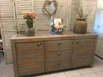 Landelijke dressoir met komgreepjes, Huis en Inrichting, Kasten | Dressoirs, Ophalen, Zo goed als nieuw, 25 tot 50 cm, 150 tot 200 cm
