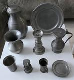 Collectie tinnen voorwerpen – Alles in één koop, Antiek en Kunst, Ophalen