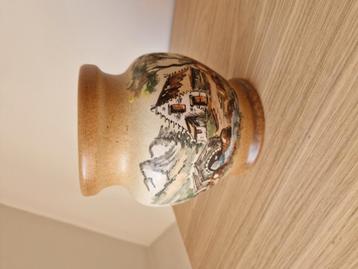 Handgeschilderde Cazalas vaas (Frankrijk) - unieke decoratie beschikbaar voor biedingen