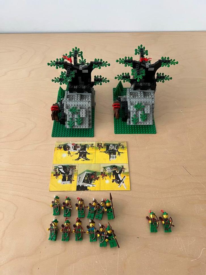 Lego 6066 Forestmen's River Fortress (2x), Kinderen en Baby's, Speelgoed | Duplo en Lego, Gebruikt, Lego, Complete set, Ophalen of Verzenden