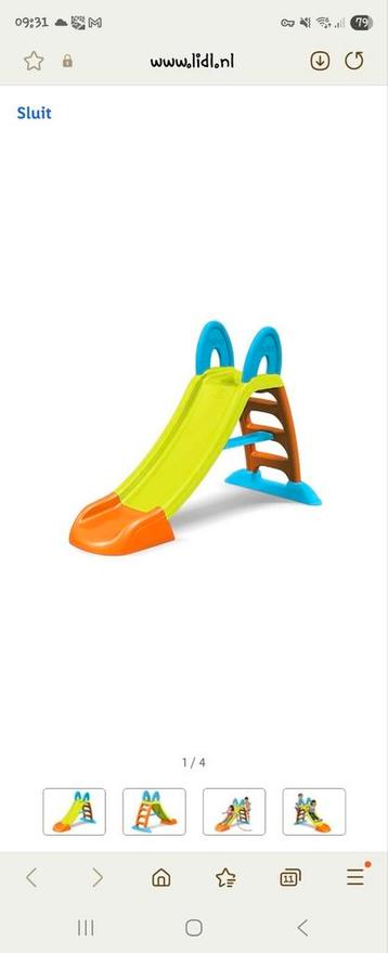 Feber kinder glijbaan met water aansluiting  beschikbaar voor biedingen