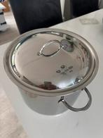 Spring Cristal kookpan 8L 24 cm, Huis en Inrichting, Ophalen of Verzenden, Zo goed als nieuw, Rvs, Kookpan of Snelkookpan