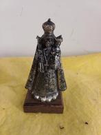14280) mooi oud zwaar Maria beeldje  hoog  11cm, Ophalen of Verzenden