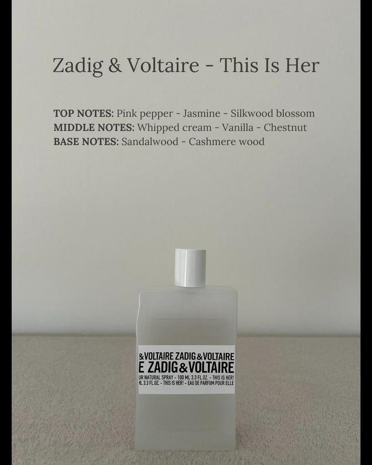 ZADIG & VOLTAIRE - THIS IS HER -> 2-5-10 ml, Sieraden, Tassen en Uiterlijk, Uiterlijk | Parfum, Nieuw, Verzenden