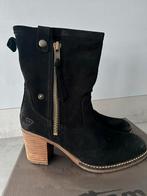 Tamaris Cowboylaarzen zwart Suède - Maat 38, Ophalen of Verzenden, Zo goed als nieuw, Meisje, Laarzen