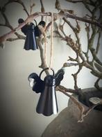 Metalen engel zwart  - beschermengel - hanger, Ophalen of Verzenden, Nieuw