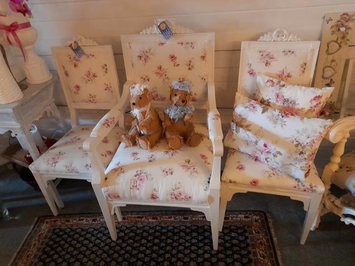 1 x mooie brocante fauteuil, Huis en Inrichting, Fauteuils, Zo goed als nieuw, 75 tot 100 cm, Ophalen