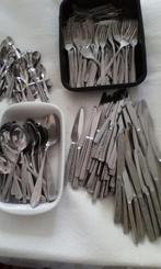 Lot bestek, Huis en Inrichting, Keuken | Bestek, Ophalen, Gebruikt, Rvs of Chroom, Los bestek