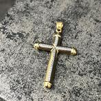 14k gouden kruis kettinghanger prachtig model, Sieraden, Tassen en Uiterlijk, Kettinghangers, Ophalen of Verzenden, Nieuw, Goud