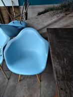 4 baby blauwe kuipstoelen gratis afhalen, Ophalen, Blauw, Zo goed als nieuw, Vier
