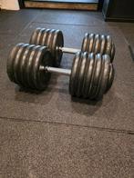 55 kg dumbell set, Sport en Fitness, Fitnessmaterialen, Ophalen, Zo goed als nieuw, Dumbbell