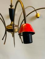 Sputnik Spider chandelier hanglamp , jaren 50, Huis en Inrichting, Lampen | Hanglampen, Gebruikt, Onbekend, Ophalen of Verzenden