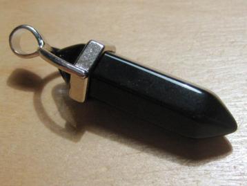 ha. prachtige edelsteenhanger ZWARTE ONYX (5) gratis verzend beschikbaar voor biedingen