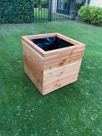 Houten plantenbak 60x60x60 cm (Douglas hout), Tuin en Terras, Bloembakken en Plantenbakken, Ophalen, Vierkant, Nieuw, 60 tot 100 cm