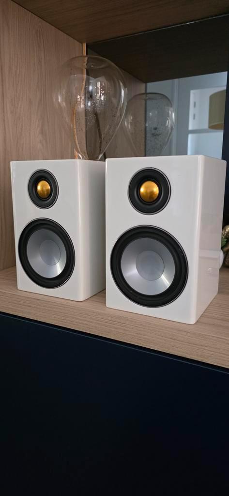 Monitor Audio Radius 90 - Zo goed als nieuw!, Audio, Tv en Foto, Luidsprekers, Zo goed als nieuw, Front, Rear of Stereo speakers