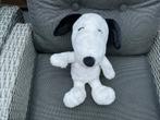 Zgan, vintage Smiling Snoopy Peanuts knuffel, werkt. 61529, Ophalen, Kuifje, Zo goed als nieuw, Beeldje of Figuurtje