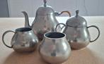 Tinnen theeservies van Meeuws & zoon Den Haag., Antiek en Kunst, Antiek | Tin, Ophalen of Verzenden
